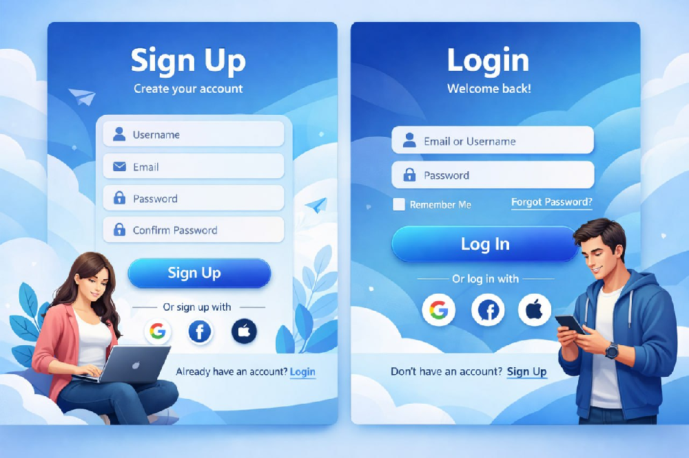 天启平台登录和注册引导